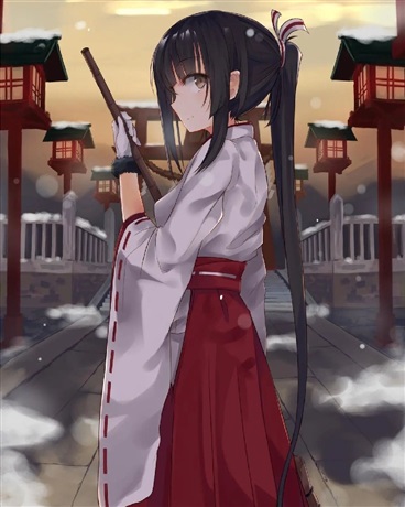 某神社的巫女" width="120" height="150"